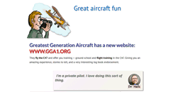 Desktop Screenshot of greatestgenerationaircraft.org